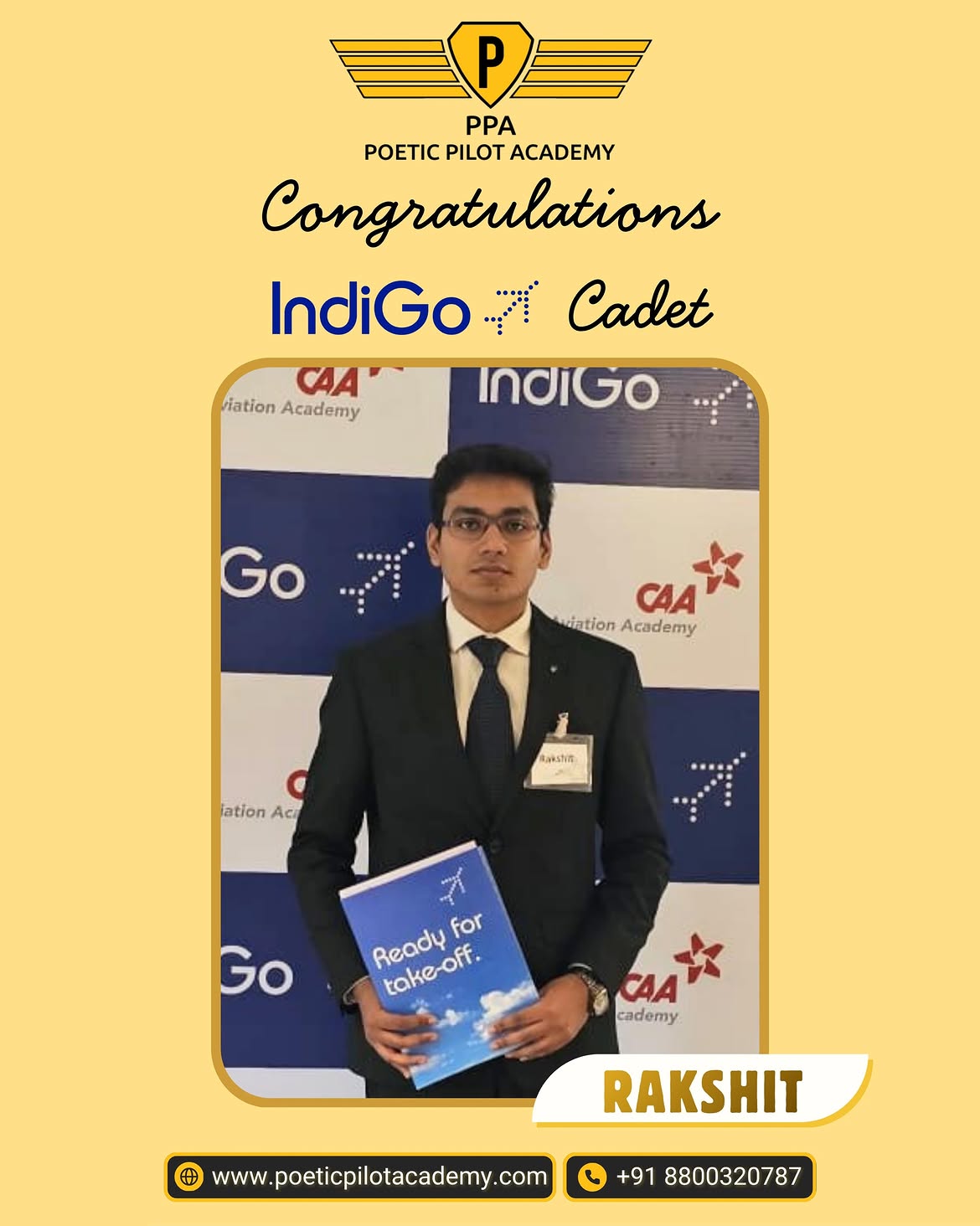 Congratulations to Our Indigo Cadet Selections at Poetic Pilot Academy - Students, Results