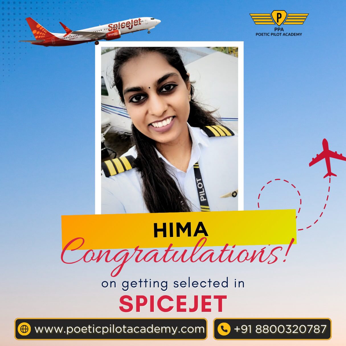Congratulations to Our Student PPA at Poetic Pilot Academy - Airline selections