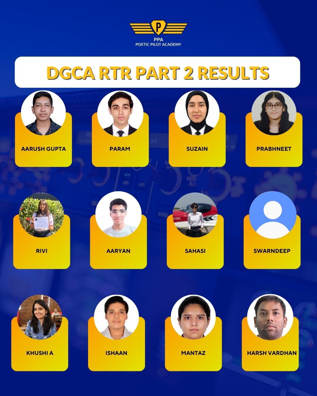 RTR PART 2 Results at Poetic Pilot Academy - Students, Results