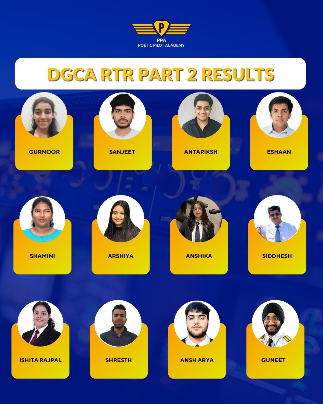 RTR PART 2 Results at Poetic Pilot Academy - Students, Results